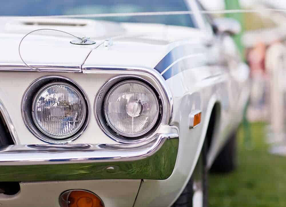 white mustang