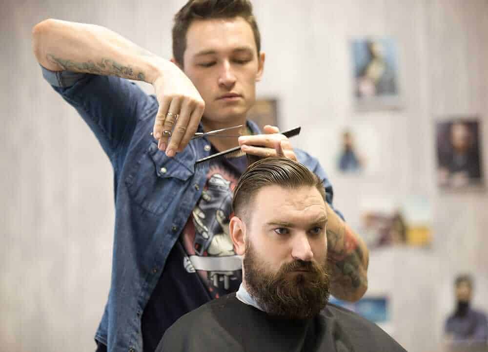 barber cuts new men haircut