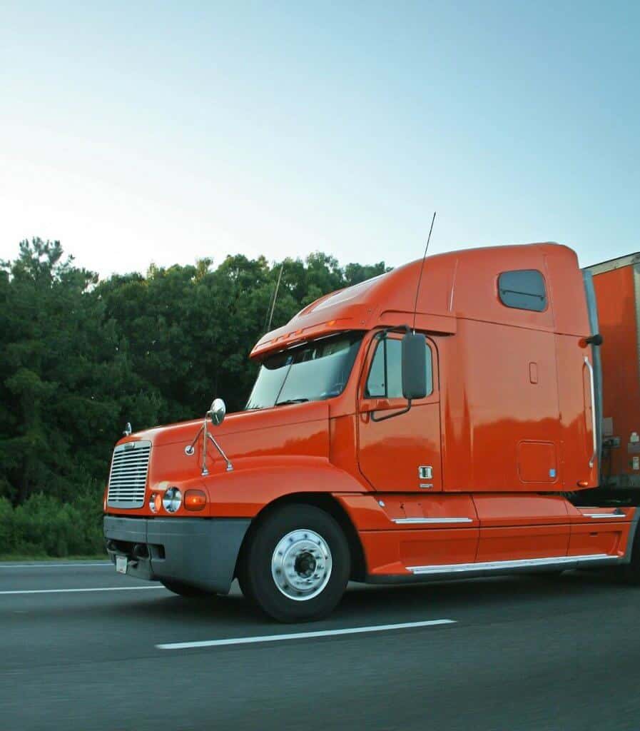 Large HGV on motorway