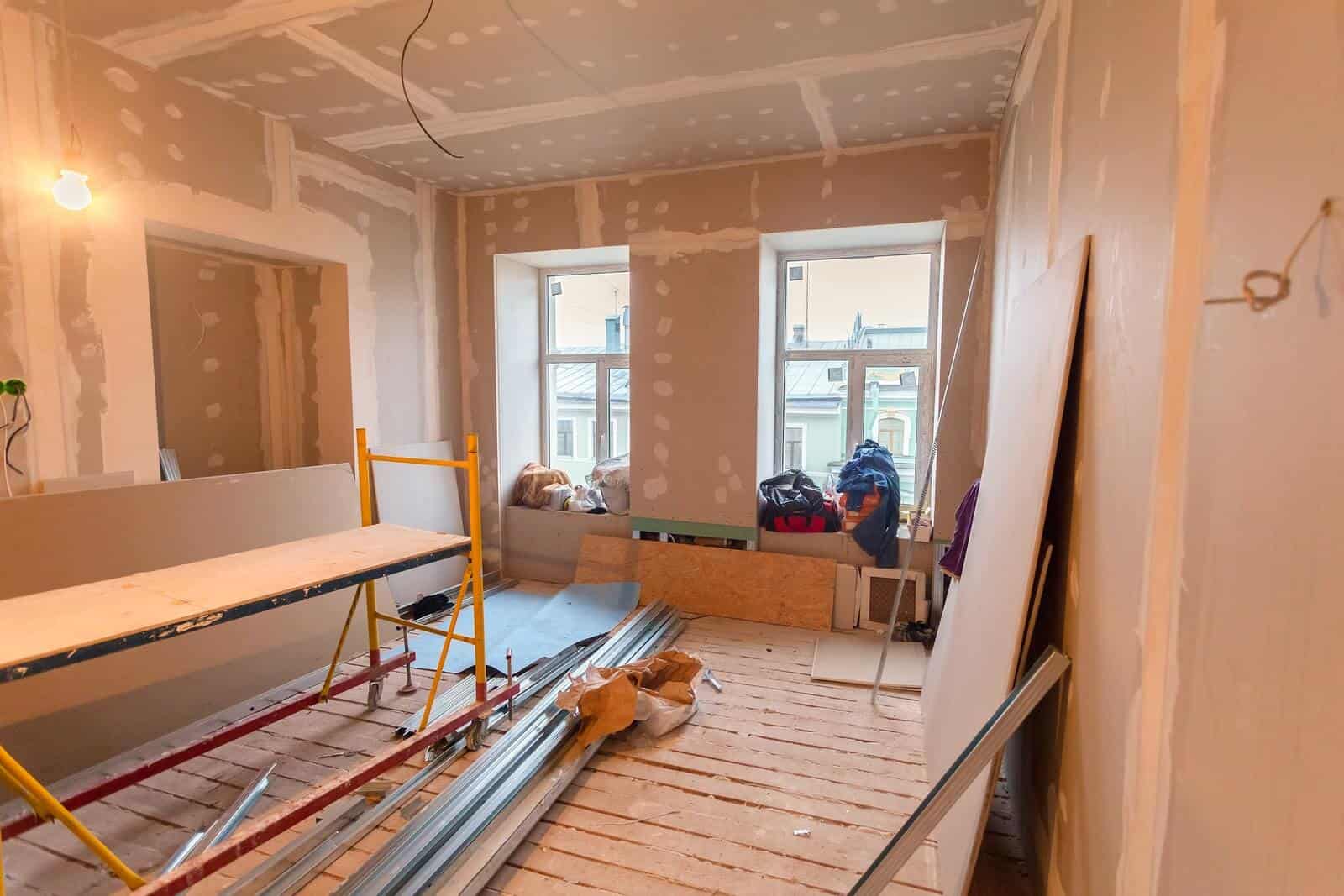 Interior decorating in new house