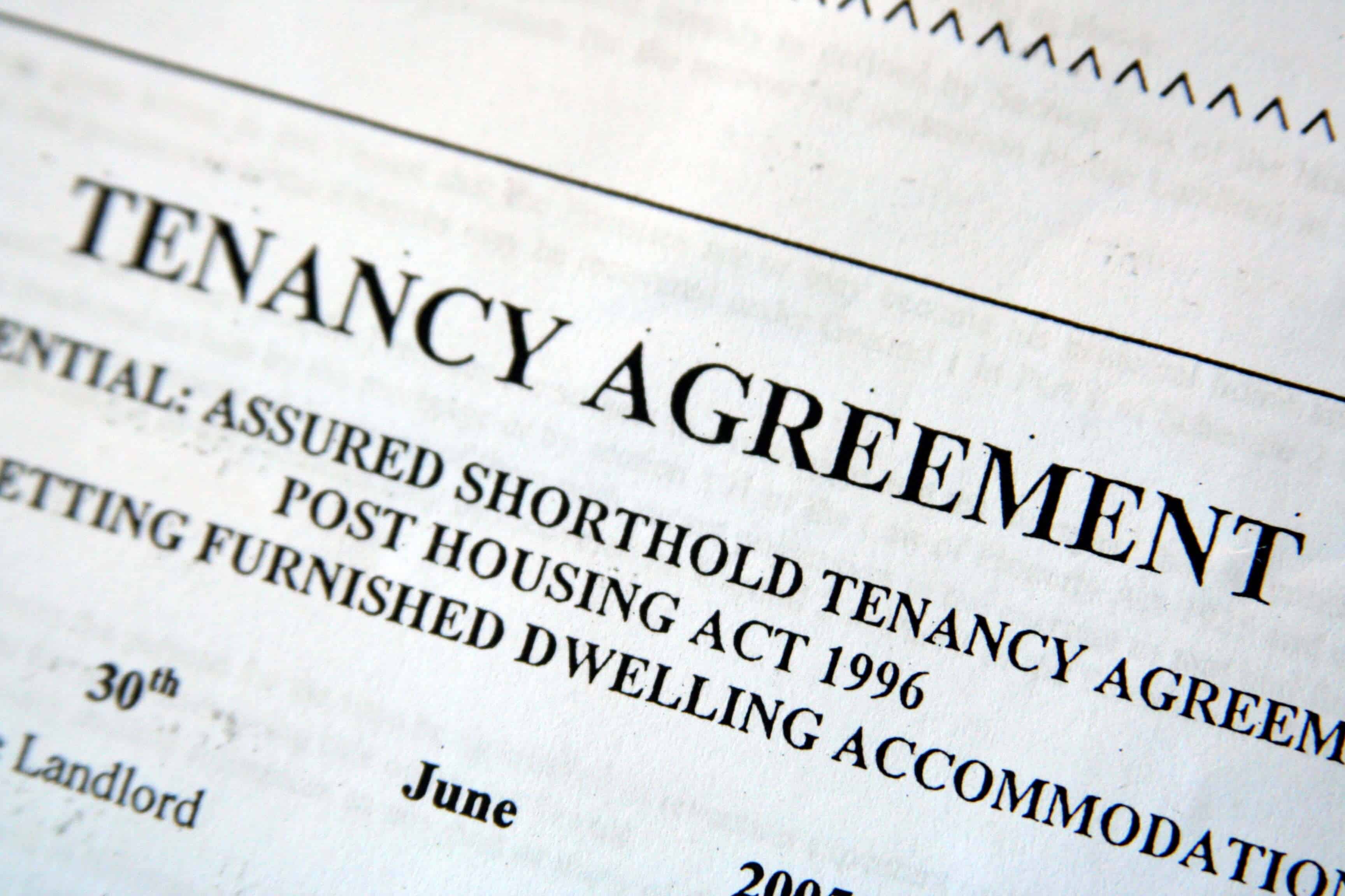 Tenancy agreement